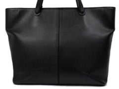 Chanel Timeless Caviar 218178 Black Leather Tote