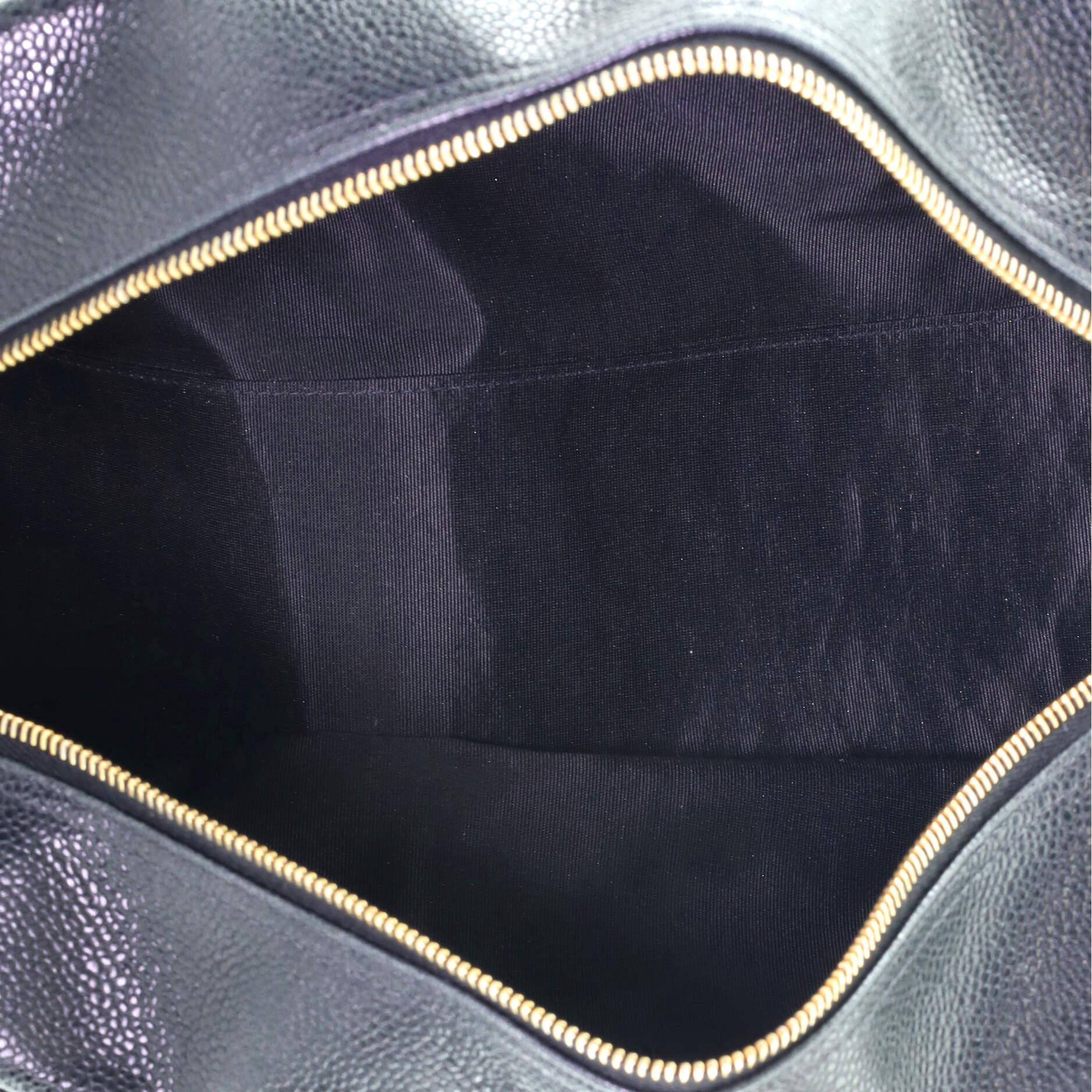 Chanel Timeless CC Bowler Tasche Gesteppt Kaviar Groß 1