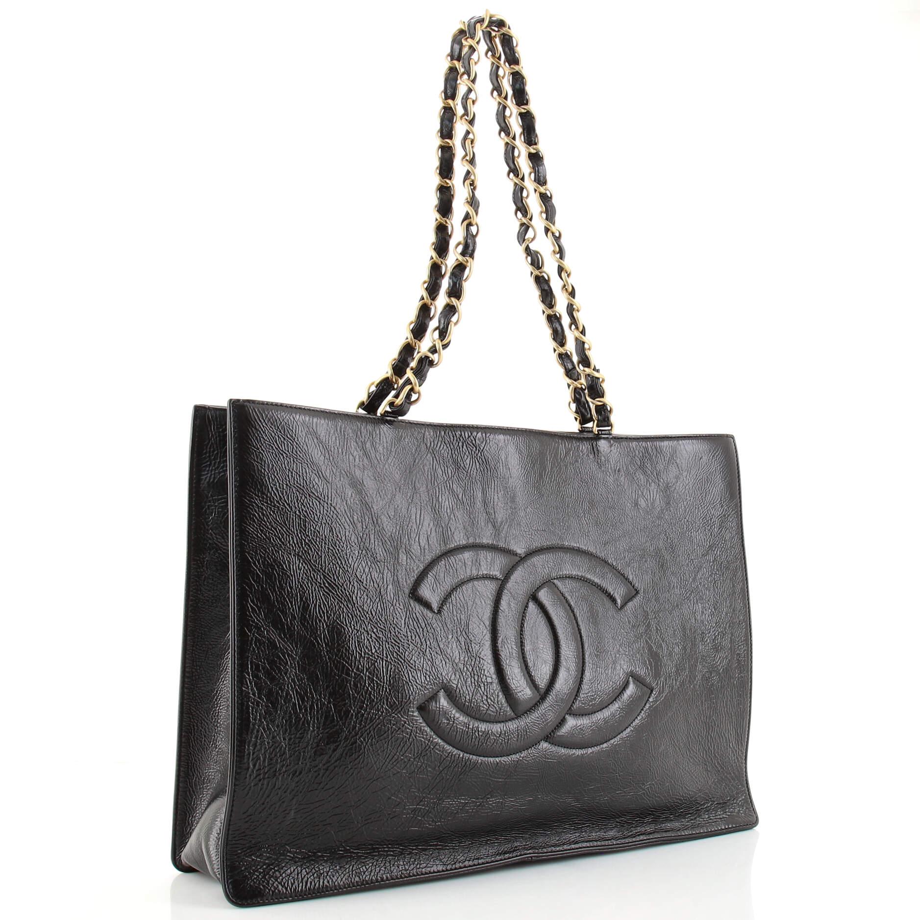 Chanel shiny aged calfskin sales