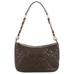 Chanel Timeless CC Chain Shoulder Bag Quilted Caviar Medium