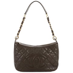 Chanel Timeless CC Chain Shoulder Bag Quilted Caviar Medium
