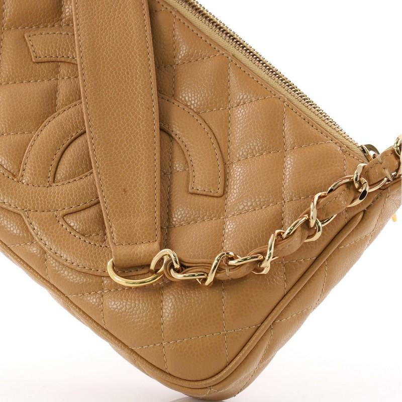 Chanel Timeless CC Chain Shoulder Bag Quilted Caviar Small 1