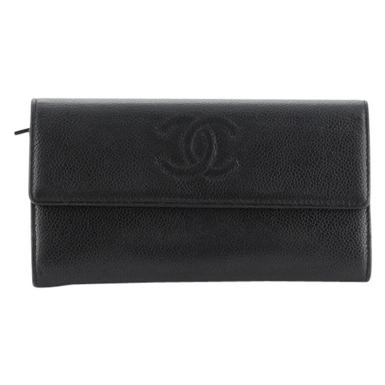 Chanel Timeless CC Flap Wallet Caviar Long at 1stDibs