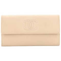 Chanel Timeless CC Flap Wallet Caviar Long