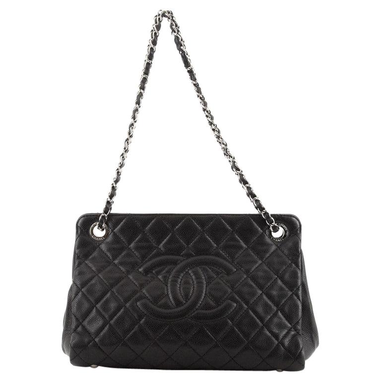 Chanel Timeless CC Frame Tote Quilted Caviar Medium