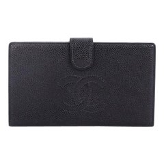 Chanel Timeless CC French Wallet Caviar Long