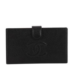 Chanel Timeless CC French Wallet Caviar Long