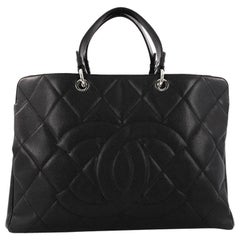 Chanel Timeless CC Quilted Caviar Soft Zip Tote