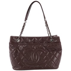 Chanel Timeless CC Soft Tote Quilted Caviar Large