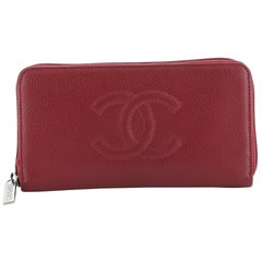 Chanel Timeless CC Zipped Wallet Caviar Long 