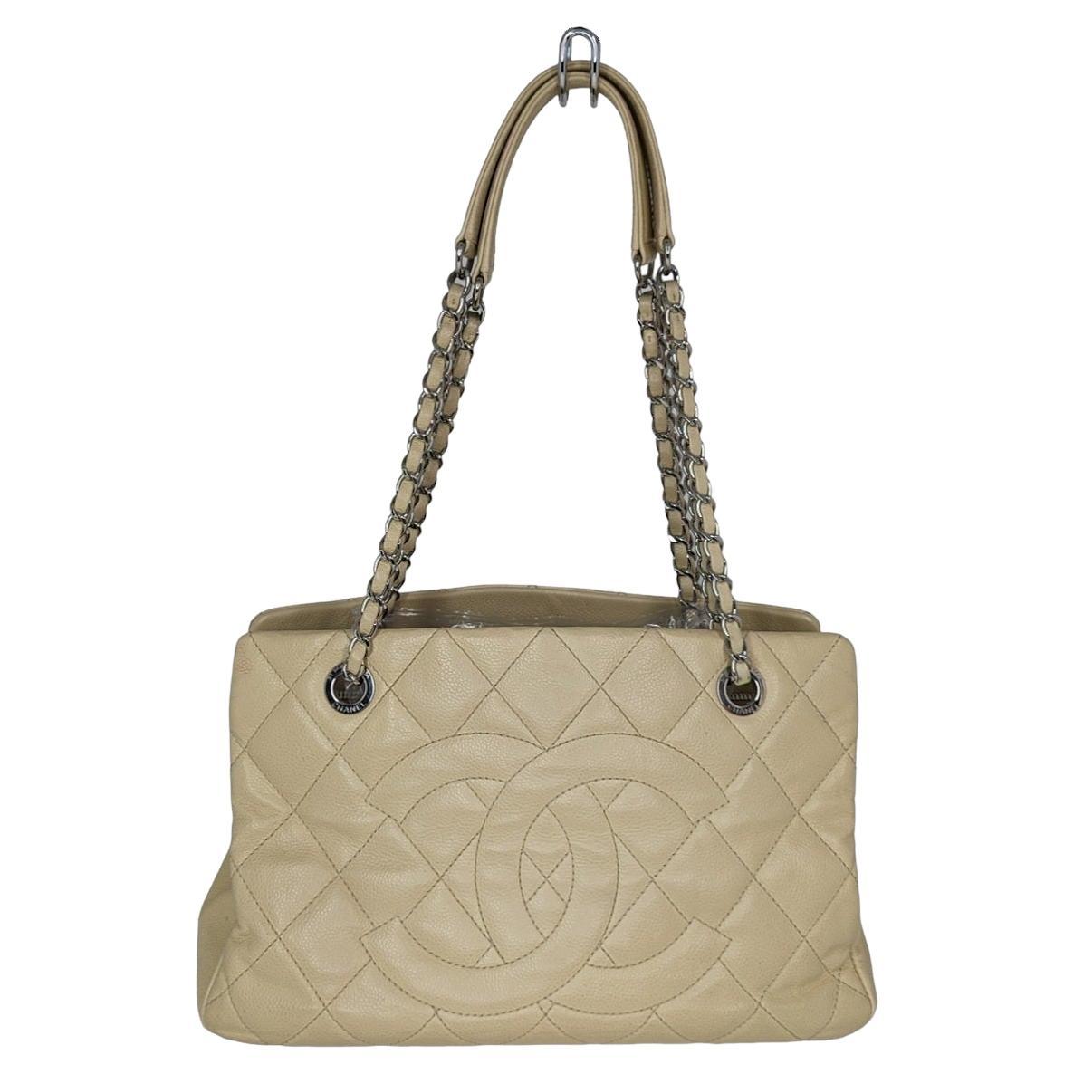 Chanel Timeless Classic Quilted Caviar Tote