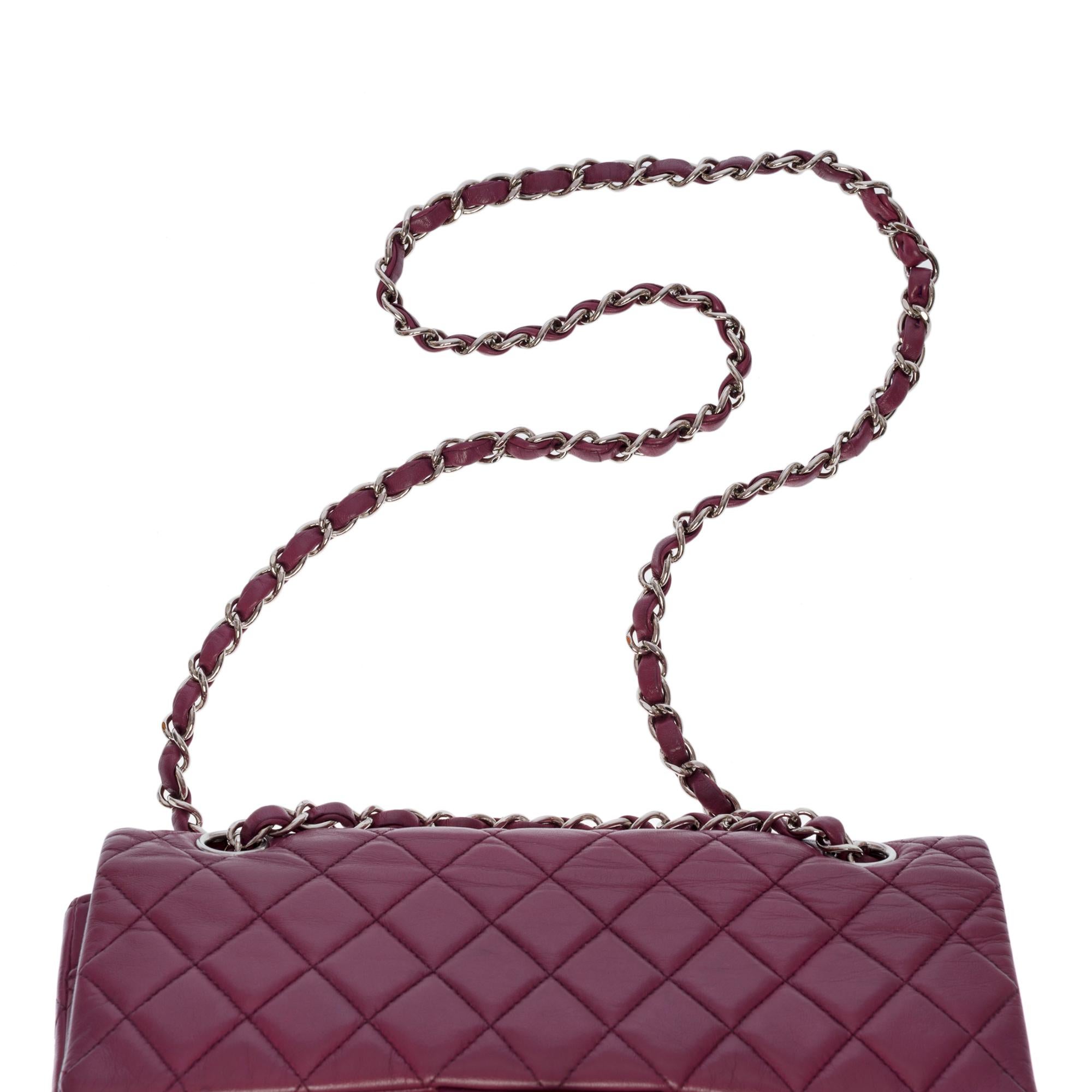 Chanel Timeless/Classic double Flap shoulder bag in Mauve quilted lambskin, SHW 2