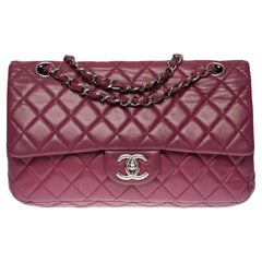 Chanel Timeless/Classic double Flap shoulder bag in Mauve quilted lambskin, SHW
