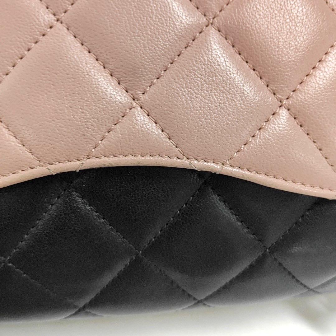 Chanel Timeless Classic Flap Lambskin Plexiglass Quilted Small Cuba Color Black 8