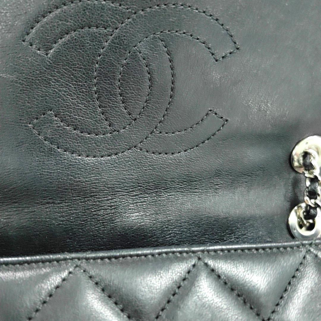 Chanel Timeless Classic Flap Lambskin Plexiglass Quilted Small Cuba Color Black 2