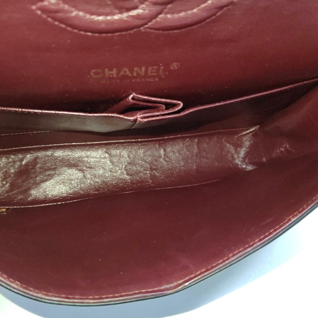 Chanel Timeless Classic Flap Medium Black Lambskin Leather Gold Hardware 12