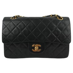 Chanel Timeless Classic Small Black Gold