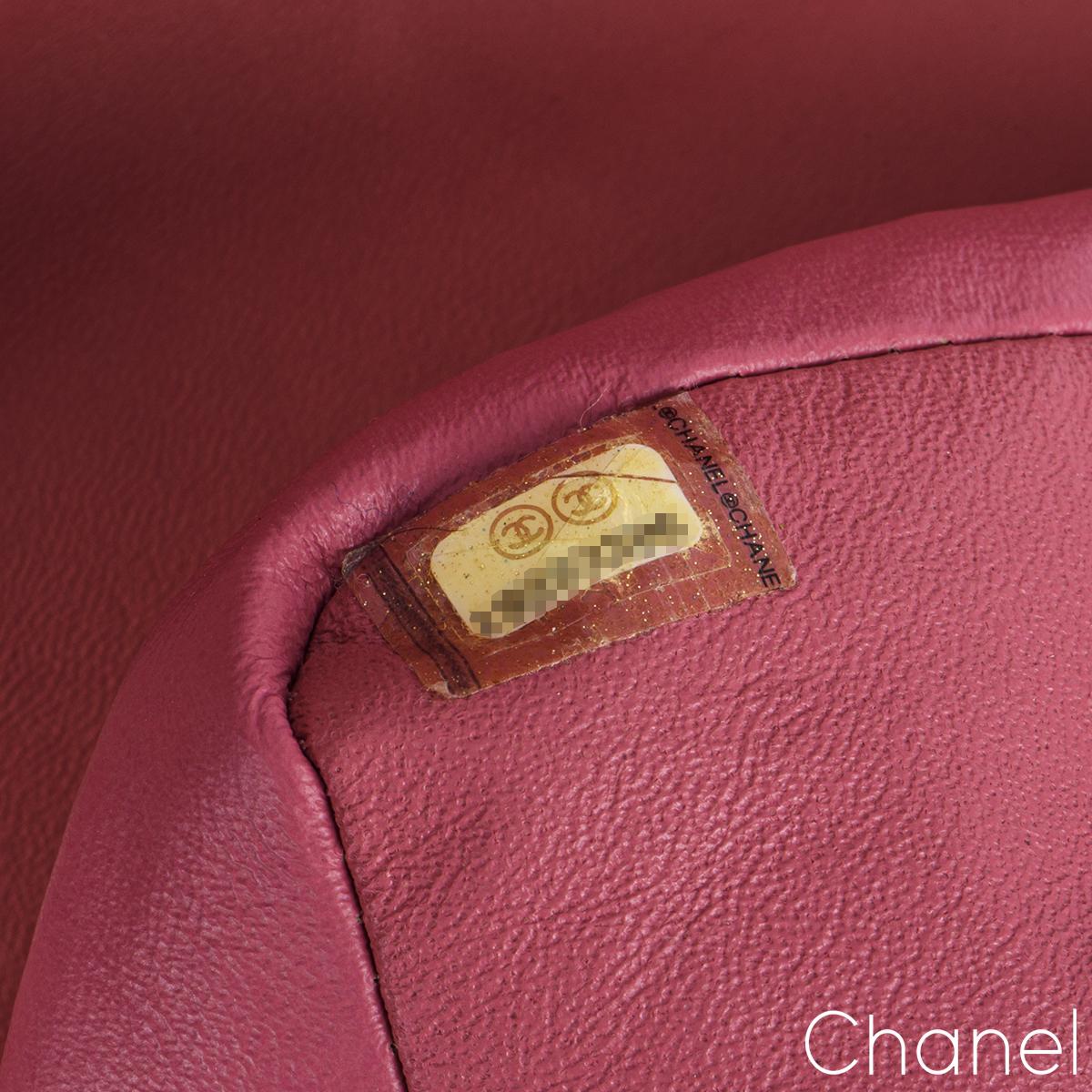 Pink Chanel Timeless Classic Valentine Medium Flap Bag