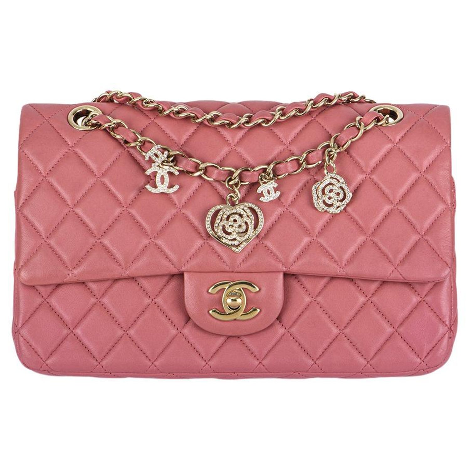 Chanel Timeless Classic Valentine Medium Flap Bag For Sale at 1stDibs