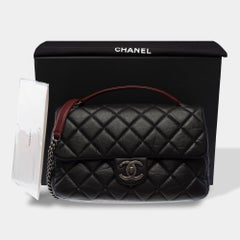 Sac à bandoulière CHANEL Timeless/Classique, noir