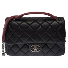 Sac à bandoulière CHANEL Timeless/Classique, noir