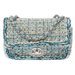 CHANEL Timeless/Classique Shoulder Bag Blue