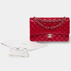 Sac à bandoulière CHANEL Timeless/Classique rouge