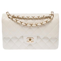 CHANEL Timeless/Classique Shoulder Bag White