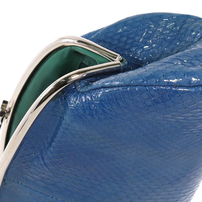 Chanel Timeless Clutch Python 1