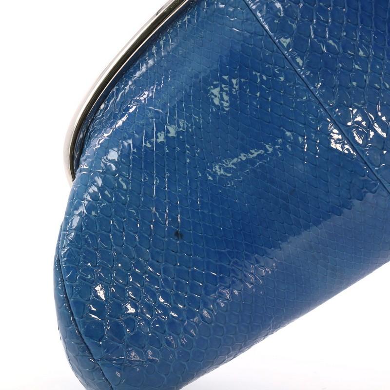 Chanel Timeless Clutch Python 2