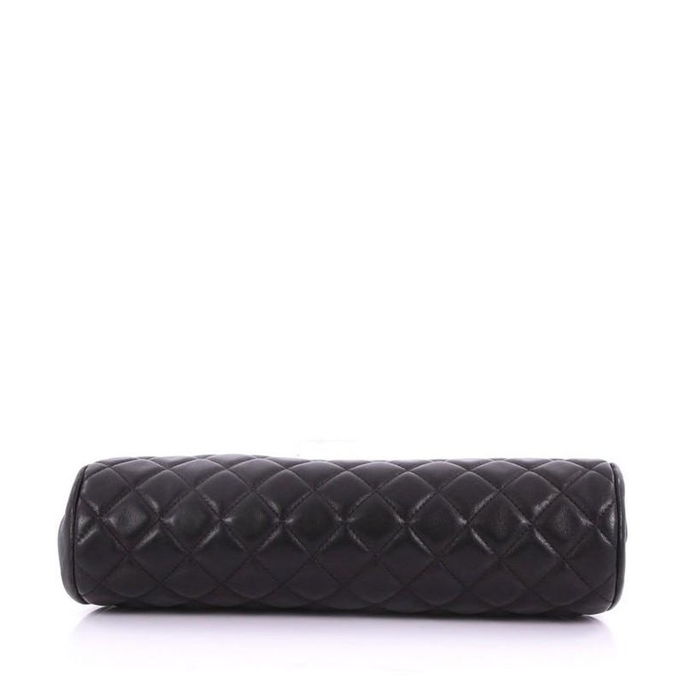 Chanel Timeless Clutch Quilted Lambskin at 1stDibs