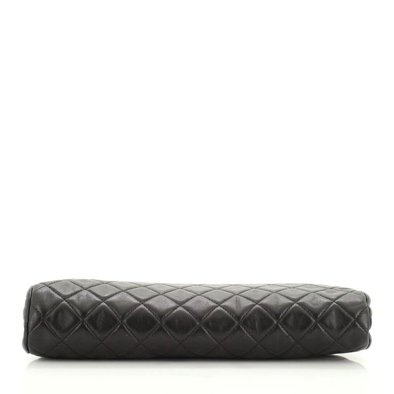 Women's or Men's Chanel Timeless Clutch Quilted Lambskin