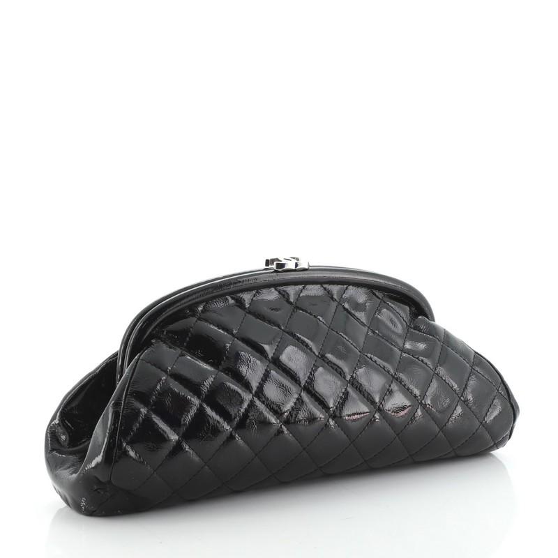 Chanel outlet ruffle clutch