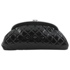 Chanel Timeless Clutch Quilted Patent