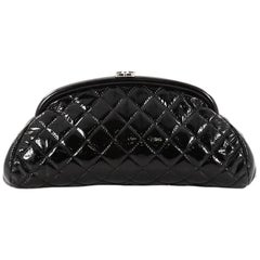 Chanel Timeless Clutch Quilted Patent