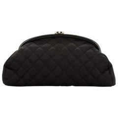 Chanel Timeless Clutch Quilted Satin