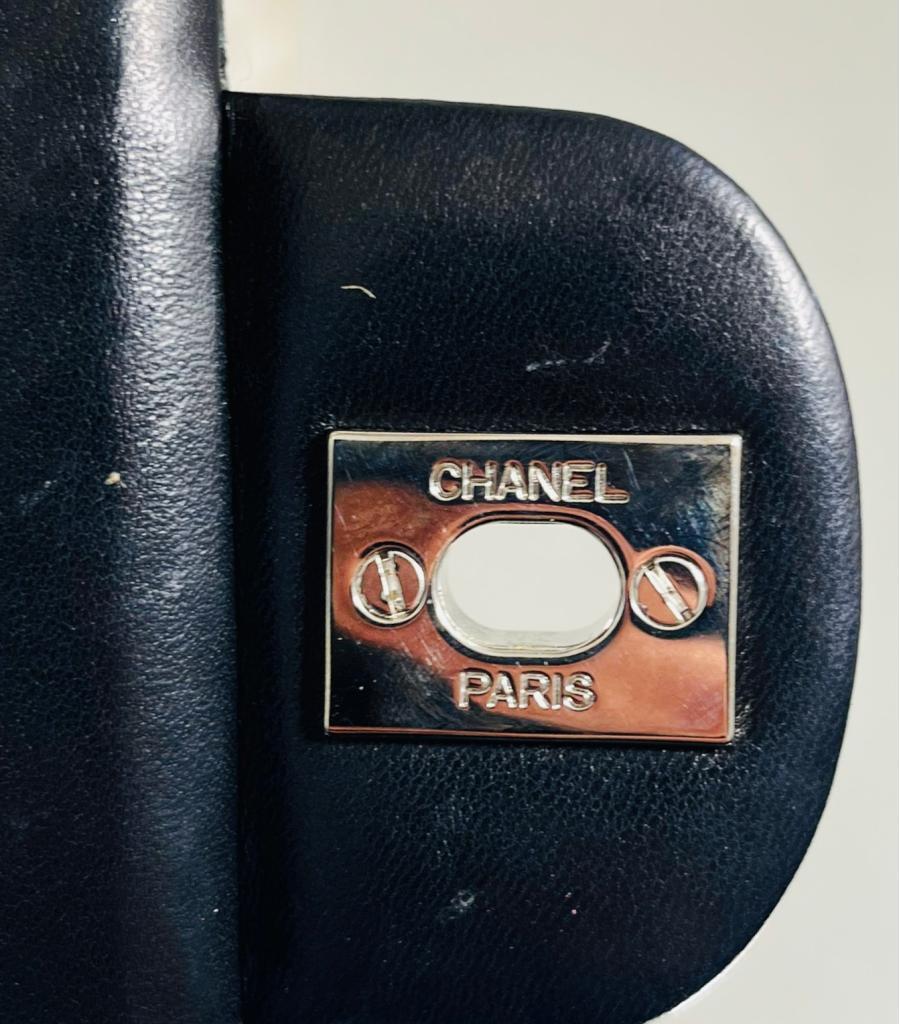 Chanel Timeless Double Flap Leather Bag For Sale 7