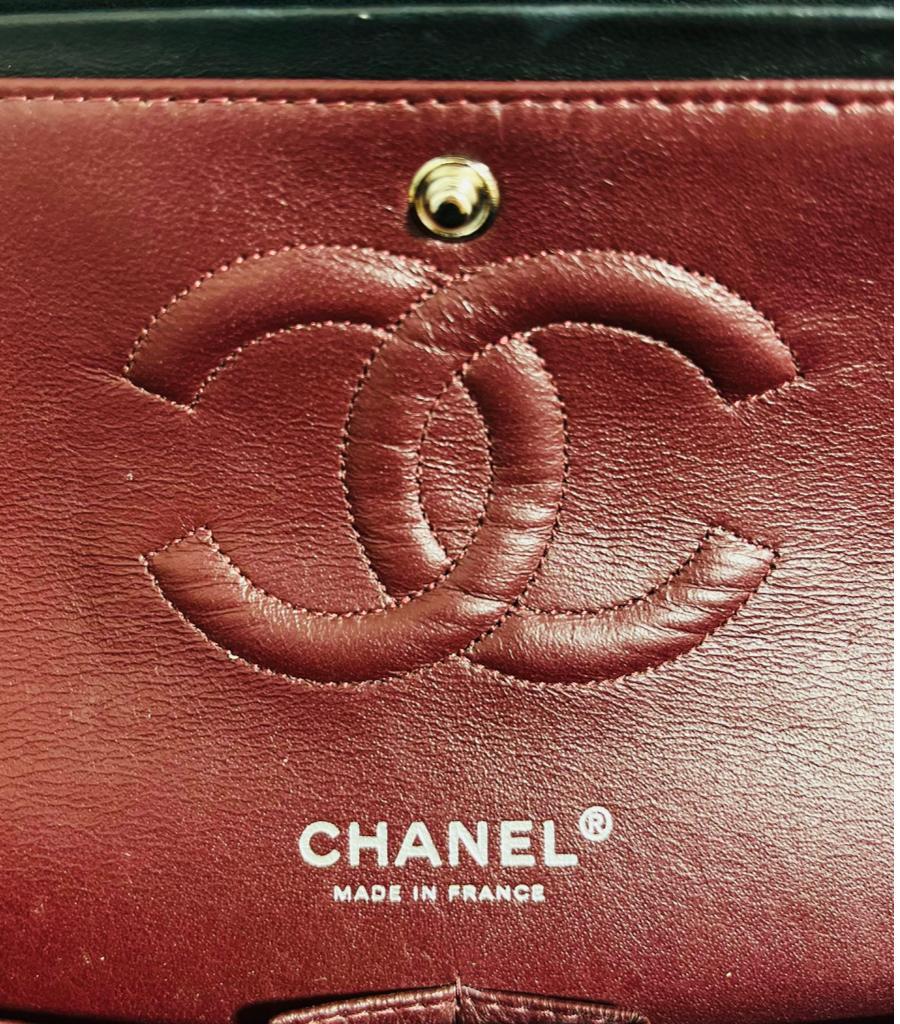 Chanel Timeless Double Flap Leather Bag For Sale 8
