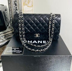 Chanel Timeless Double Flap Leather Bag