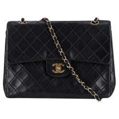 Chanel Timeless Double Flap Vintage Leather Bag