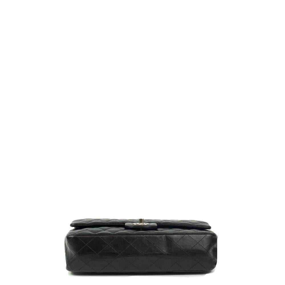 CHANEL, Timeless in black leather In Good Condition For Sale In Clichy, FR