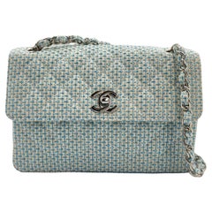 CHANEL, Timeless in blue canvas