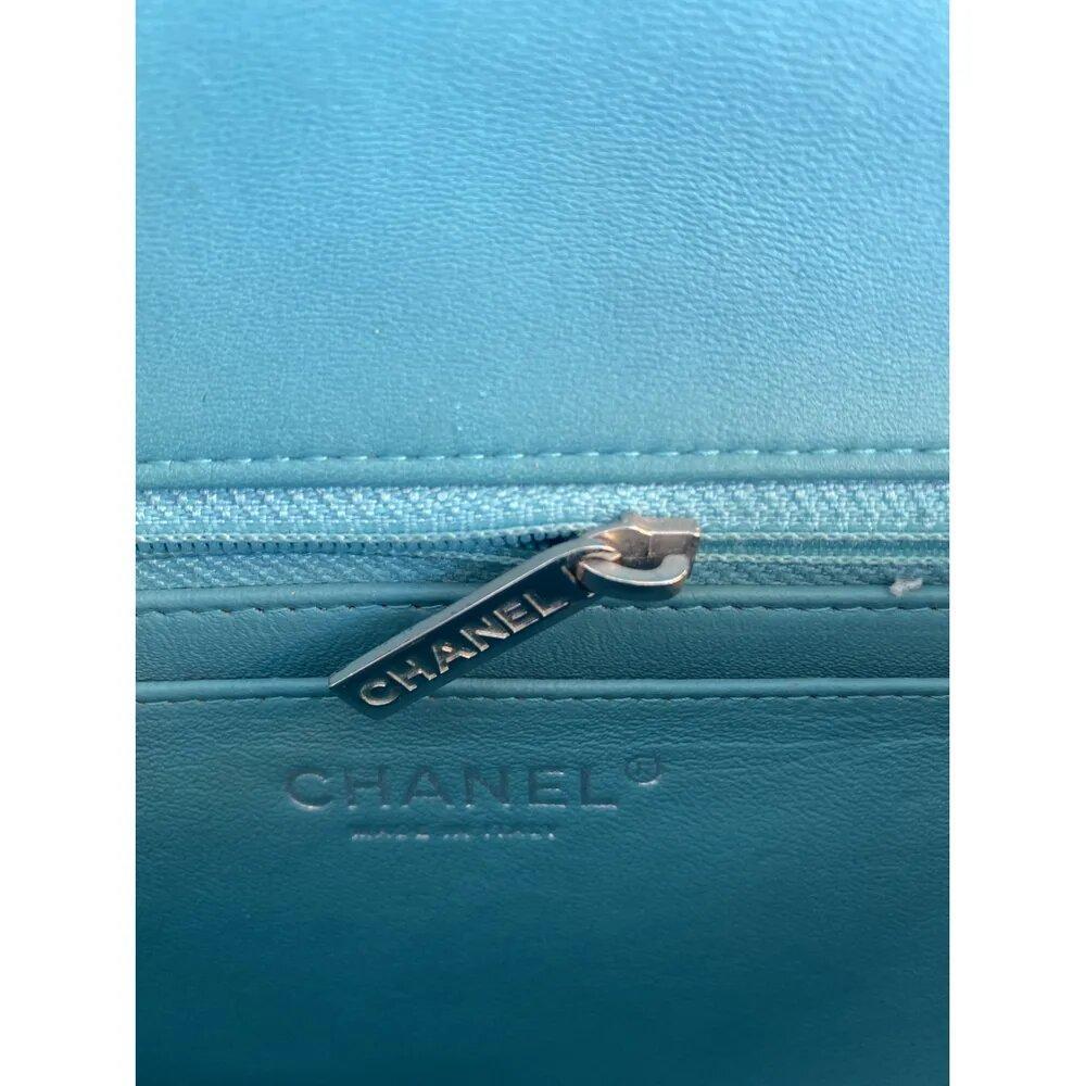 Blue Chanel, Timeless in blue leather For Sale