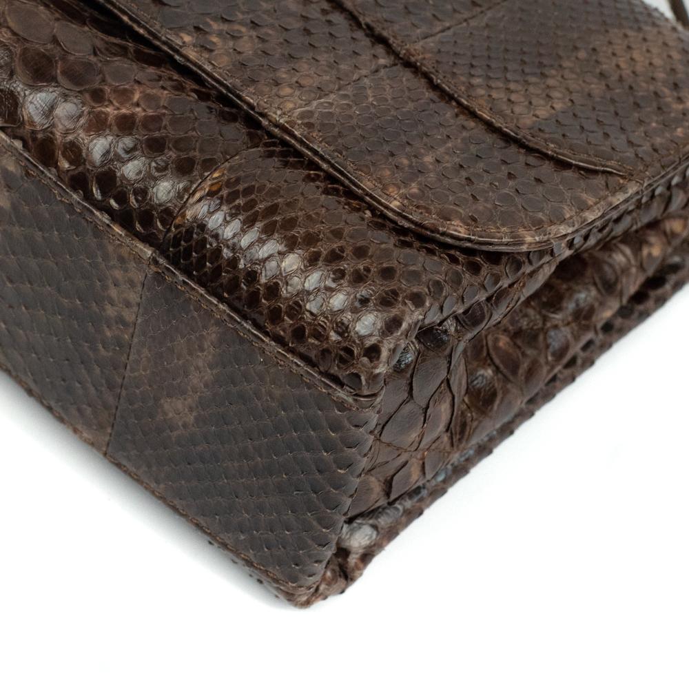 CHANEL, Timeless in brown exotic leather 9