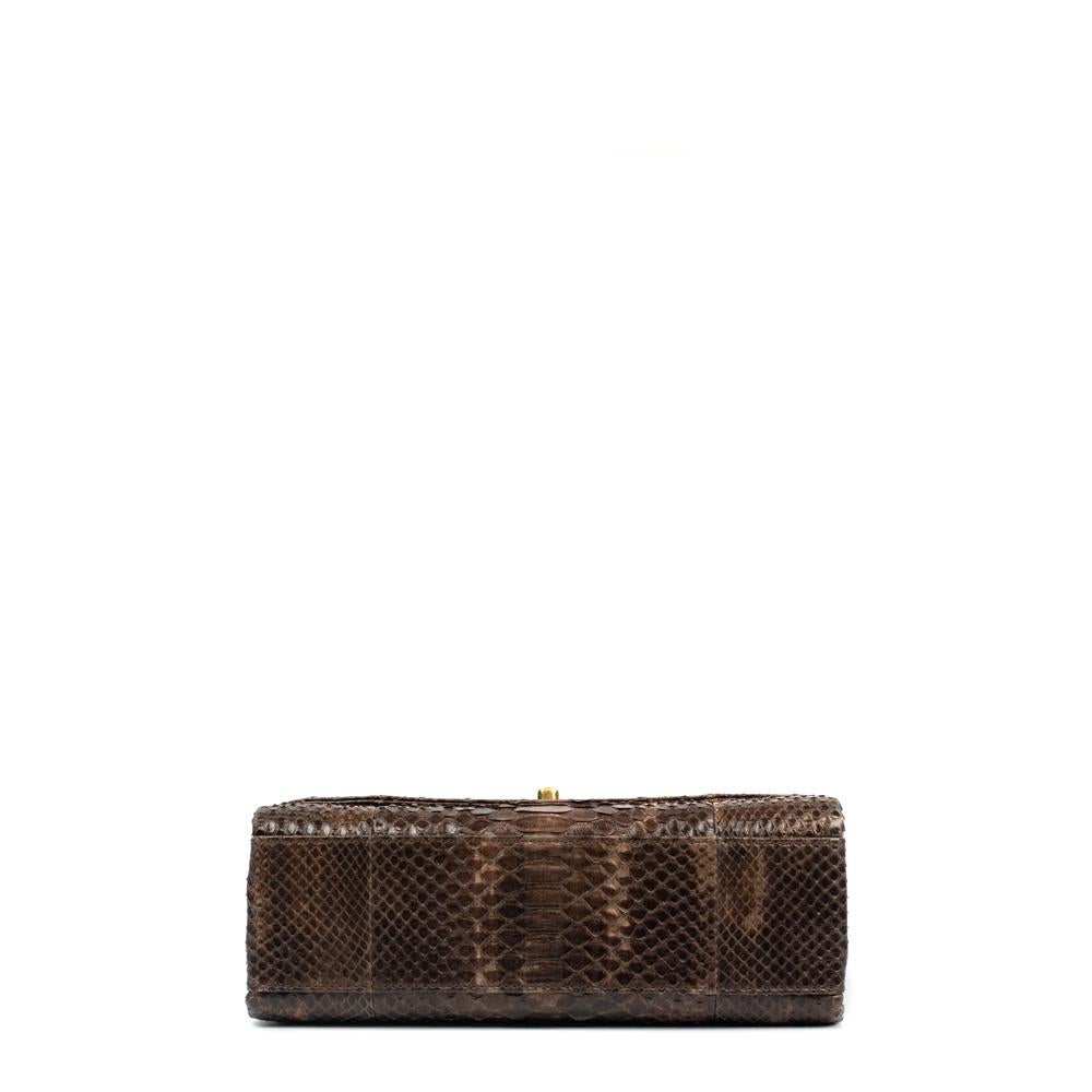Women's CHANEL, Timeless in brown exotic leather