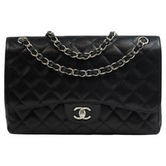 CHANEL, Timeless in caviar leather