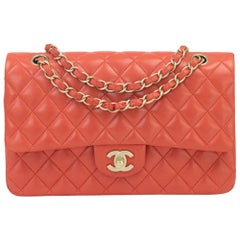 Chanel:: Timeless en cuir orange