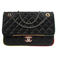 CHANEL, Timeless Jumbo in black leather
