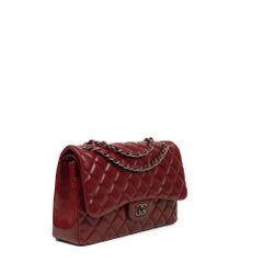 CHANEL, Timeless Jumbo in red leather