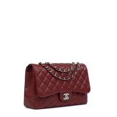 CHANEL, Timeless Jumbo in red leather